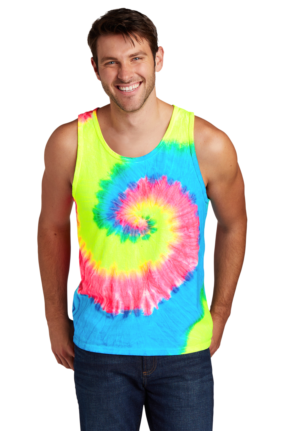 Port & CompanyÂ® Tie-Dye Tank Top